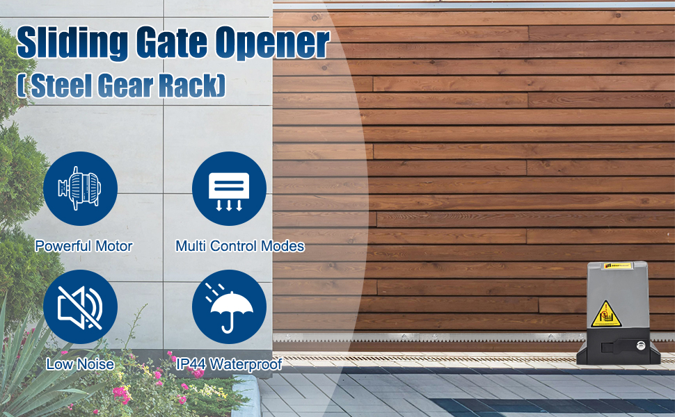 imeshbean rack driven sliding gate opener