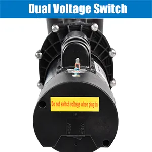 Dual voltage with switch design