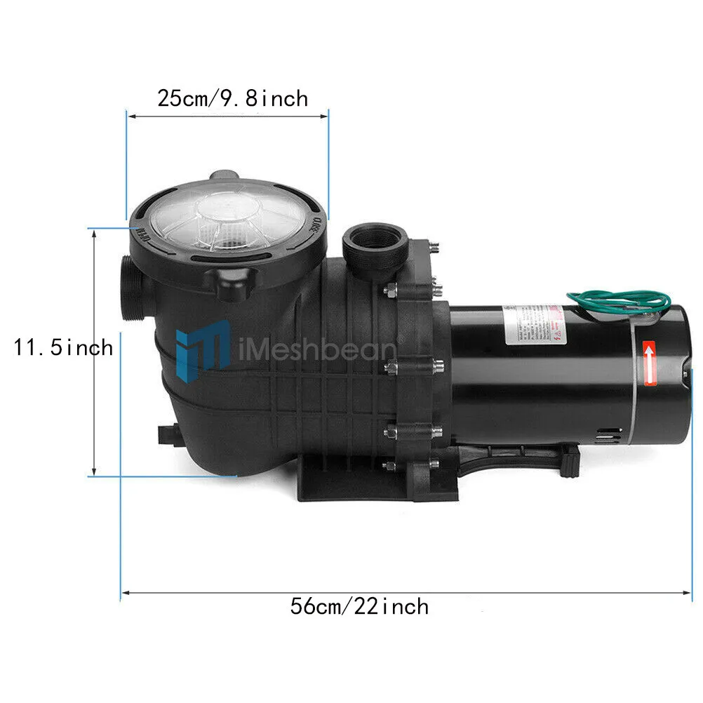 2 HP Swimming Pool Pump Specification