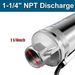 1.25 inch NPT Size Stainless steel discharge head