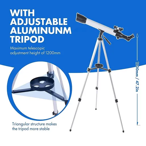 700mm Astronomical Telescope Refractor High Tripod 24-234X for Moon Star Watch