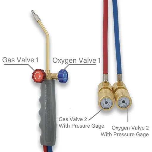 gas value & oxygen value