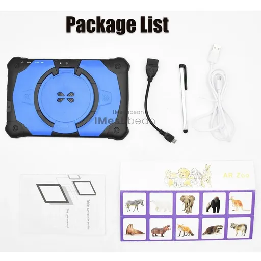7in AR Tablet PC For Kids Quad-Core Dual Cameras Android 9 WiFi Bundle Case 64GB