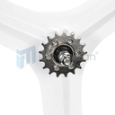 700C Single Speed Fixed Gear Wheels 3 Spoke Rim Front Rear Fixie Bicycle Wheels