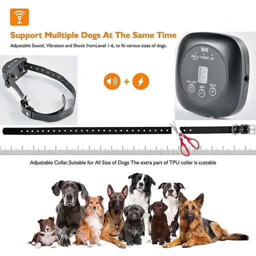 Underground Electric Dog Fence Pet Containment System Rechargeable 1 Dogs System