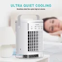3-in-1 Evaporative Air Cooler Portable Air Cooling Fan w/ Fan & Humidifier