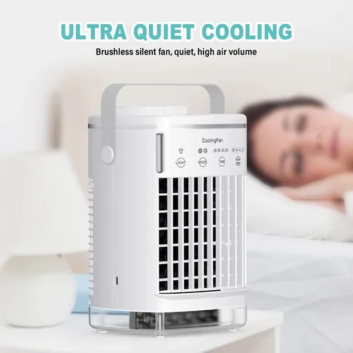 3-in-1 Evaporative Air Cooler Portable Air Cooling Fan w/ Fan & Humidifier