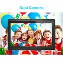 7" Android 8.1 Tablet PC For Kids Quad-Core Dual Cameras WiFi Bundle Case, Green