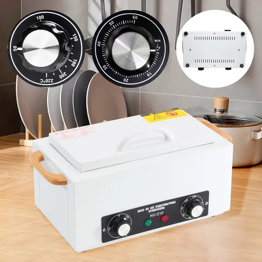 Dry Heat Sterilizer Cabinet Beauty Tattoo Disinfect Machine w/ Automatic Timer