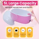 iMeshbean 5L Paraffin Machine Wax Refills Heater Kit Hands Feet Moisturizing Paraffin Bath Therapy Kit