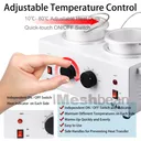 Professional Double Pot Wax Warmer Heater Electric Dual Pro Salon Hot Paraffin SPA Tool