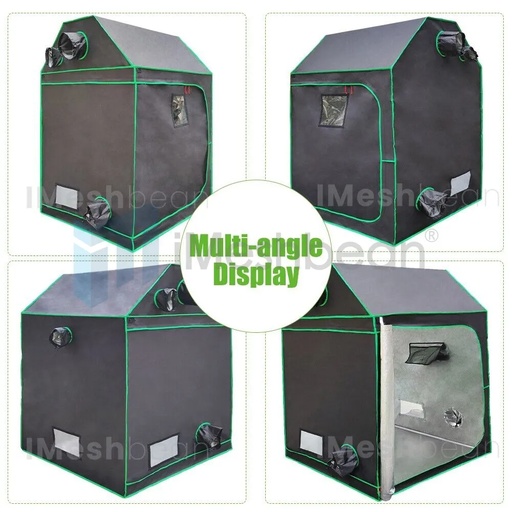 48"x48"x83" Complete Roof Grow Tent Kit w/LED Full Spectrum Grow Light+Air Filte