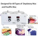 Double Wax Warmer Professional Electric Heater Hair Removal Dual Parrafin Hot Facial Skin Equipment