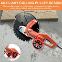 iMeshbean 16" Electric Concrete Cutter Saw Wall Chaser Disc Cutter 3200 W Motor Circular Demo Saw