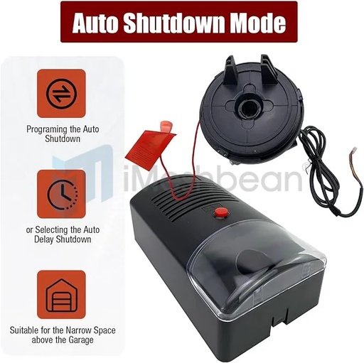 Garage Roller Door Opener Electric Roller Garage Door Opener Automatic Opener with 2 Remote for Roll Up Door