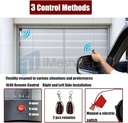 Garage Roller Door Opener Electric Roller Garage Door Opener Automatic Opener with 2 Remote for Roll Up Door