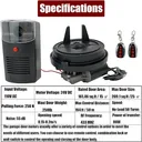 Garage Roller Door Opener Electric Roller Garage Door Opener Automatic Opener with 2 Remote for Roll Up Door