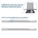 3.28ft Steel Gear Rack 0.28" Thickness For iMeshbean Sliding Gate Opener Motor