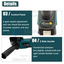 125mm Electric Brushless Cordless Angle Grinder Kit 4-1/2" Cut-Off Angle Grinder