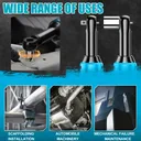 18V Extended Cordless Ratchet Wrench 3/8" Electric Ratchet Wrench Set 450RPM 