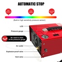 PCP Air Compressor Auto-Stop 4500Psi/30Mpa Oil/Water-Free 12V DC 110V 220V AC