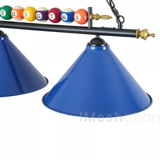 3-Light Hanging Pool Table Lights Fixture 47" Billiard Pendant Lamp Fits E26