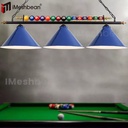 3-Light Hanging Pool Table Lights Fixture 47" Billiard Pendant Lamp Fits E26