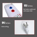 15L Electric Tank Water Heater Digital Display Kitchen Wholehouse 95°F-167°F