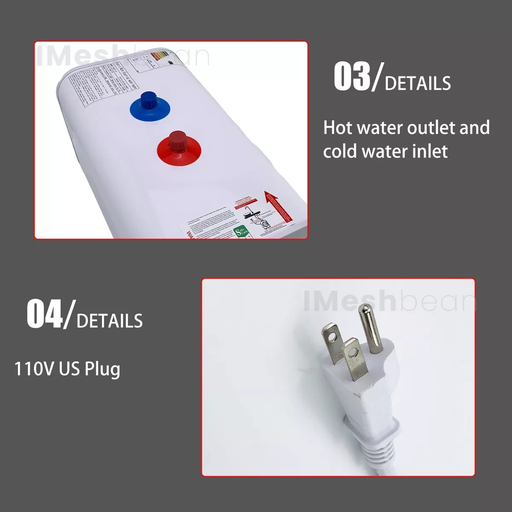 15L Electric Tank Water Heater Digital Display Kitchen Wholehouse 95°F-167°F