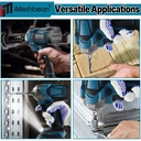 21V Cordless Impact Wrench Kit 1/2" 1200Nm High Torque Brushless Drill w/ 2 Battery