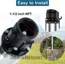 1HP Deep Well Submersible Pump 4'' 305' 33GPM 110V Stainless Steel w/Control Box