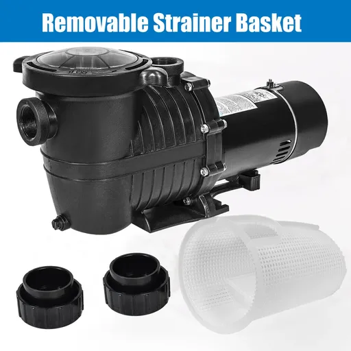 2HP 2 Speed 230V High-Flo IN-GROUND Swimming Pool Pump Motor Strainer