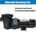 115V 1.5HP In/Aboveground Swimming Pool pump motor Strainer Hayward Replacement