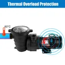 115V 1.5HP In/Aboveground Swimming Pool pump motor Strainer Hayward Replacement