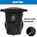 1.5HP 2 Speed Inground Swimming Pool Pump 110-120V 5160GPH 59FT Head Lift 1.5" NPT Connectors