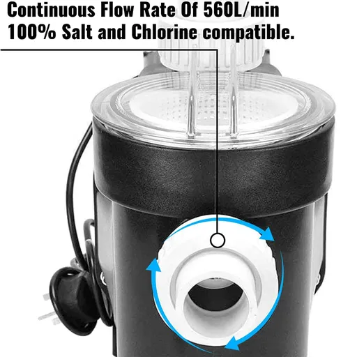 2.5HP In/Above Ground Swimming Pool Sand Filter Pump Motor Strainer basket 110V