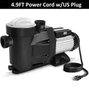 1.5HP 110V Swimming Pool Pump Motor 7500GPH Self Primming Above Ground Straine