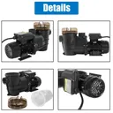 3/4HP 3000GPH High Flow Pond Self Priming For Above Ground Swimming Pool Pump Strainer Basket 1.5" NPT