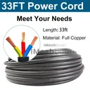 1 HP 4 inch Deep Well Submersible Pump 220V 33GPM 207ft Lift 33FT Cord Stainless Steel Discharge Head