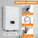 220V Tankless Electric Water Heater Instant On Demand Electric Boiler Whole House For Sinks 6500W