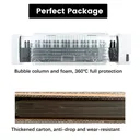 61 Key Electric Digital Piano Music Keyboard With Microphone For Kids Beginner Birthday Christmas Gifts Black