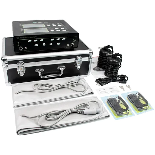 Foot Bath Machine Kit with Dual LCD Screen 60W 2 Arrays Dual User Unit 5 Mode