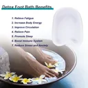 Ionic Detox Foot Bath Ion CHI SPA Cleanse Array Stainless Steel Replace & Tub