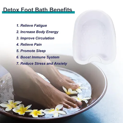 Ionic Detox Foot Bath Ion CHI SPA Cleanse Array Stainless Steel Replace & Tub