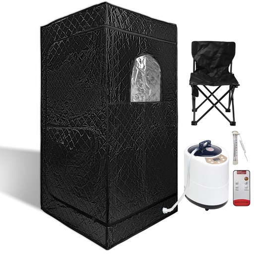 Super Large 2000W 4L Full Size Portable Steam Sauna Personal Home Spa w/ Remote