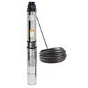 1 HP 4 inch Deep Well Submersible Pump 110V 33GPM 276FT Lift 100FT Cord 1.5 inch NPT Discharge