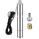 1/2 HP 4 inch Deep Well Submersible Pump 220V 9GPM 328FT Lift 33FT Cord 1 inch NPT Discharge