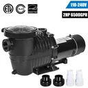 2HP Dual Voltage Inground Swimming Pool Pump Motor Strainer Hayward Replacement