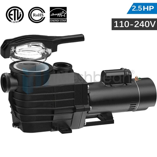 2.5HP 110-240v 2" NPT Inground Swimming POOL PUMP MOTOR 9000GPH for Hayward