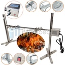 51" BBQ Barbecue Rotating Motor Rotisserie Spit Roaster Outdoor Portable Grill